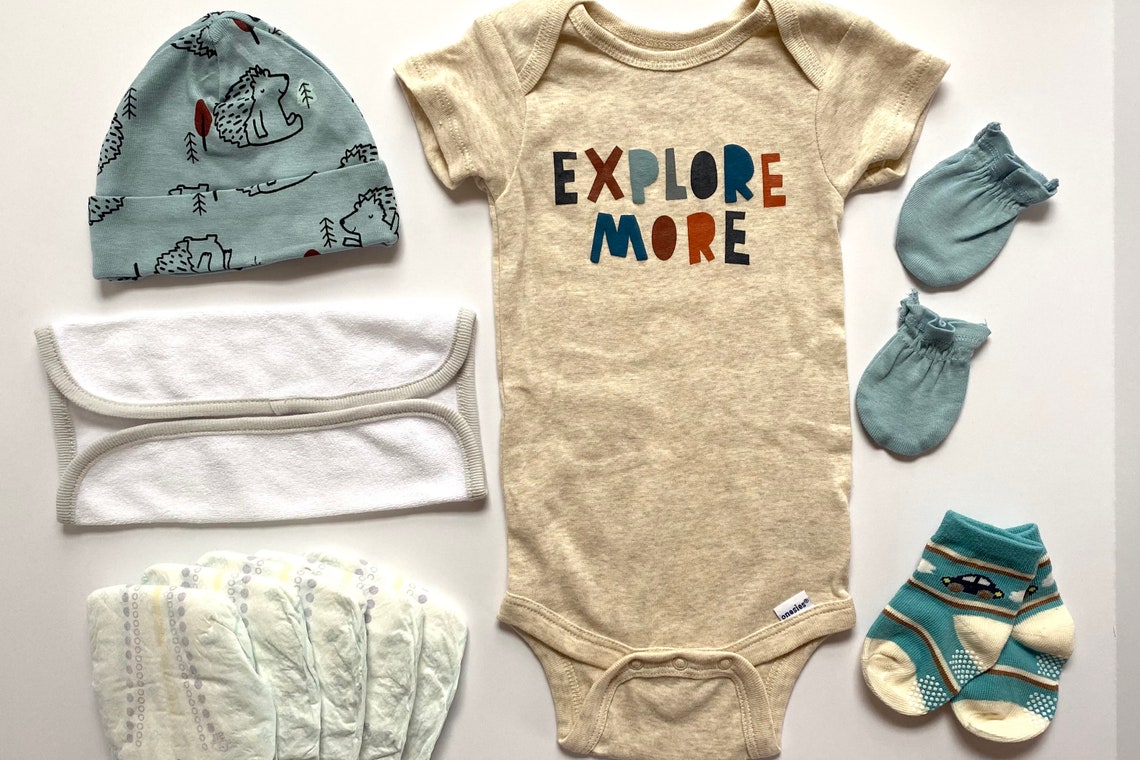 Gift for New Baby Boy Newborn Baby Boy Clothes Gift Box Etsy