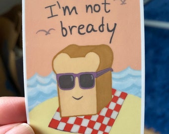 Breadward bread pun silly meme stickers