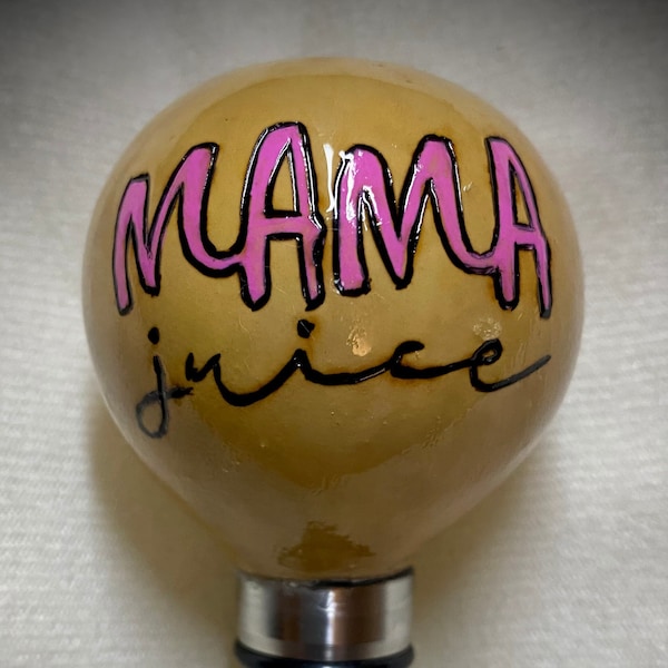 Gourd Bottle Topper - “Mama Juice”