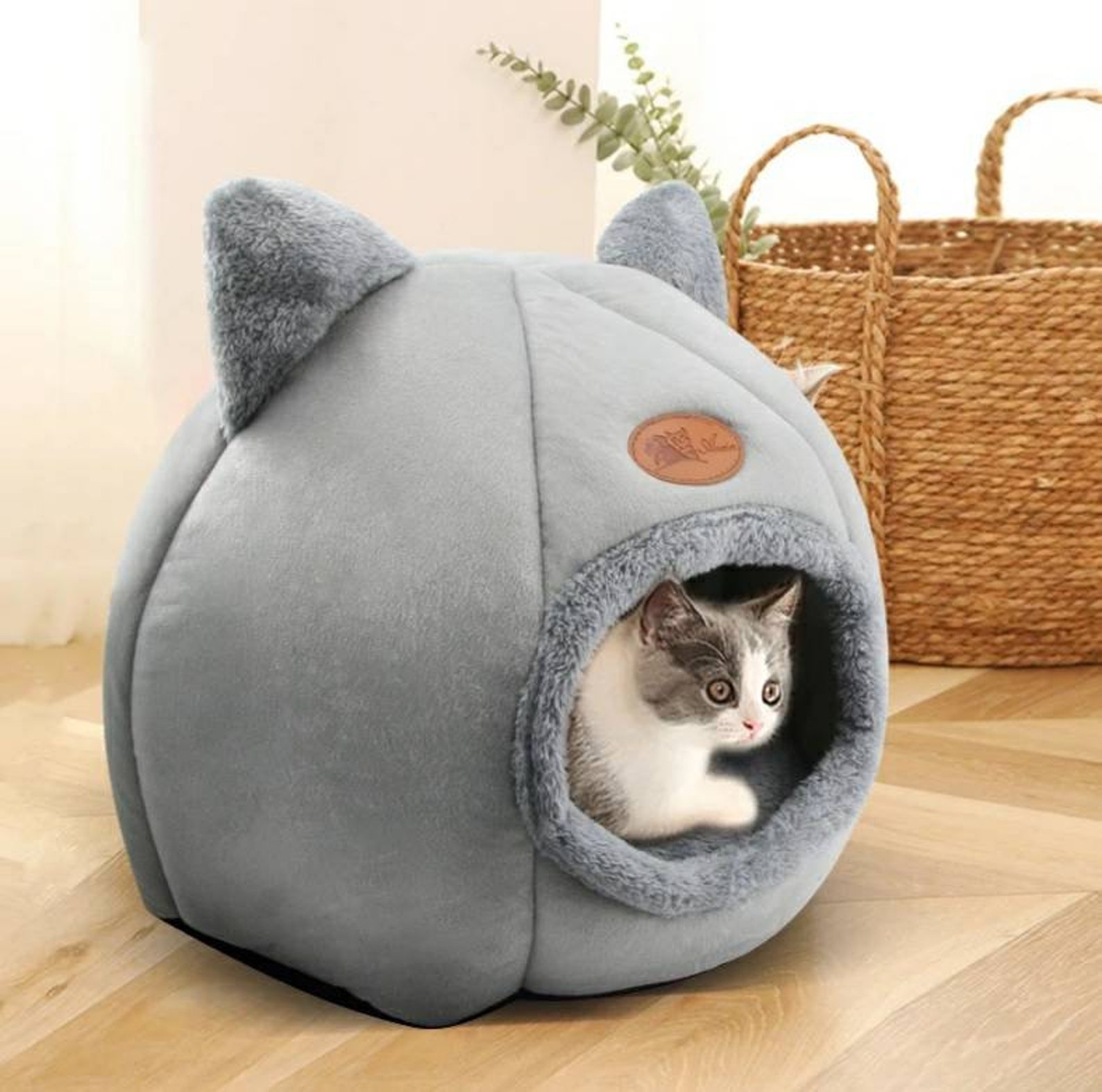 Cotton Soft Cat Bed House Cat Nest Basket House For Cat for Etsy