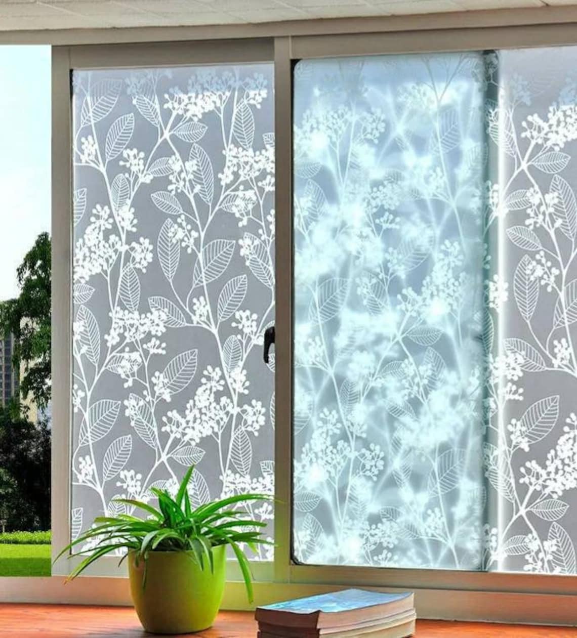 Matte Fenster Folien Privatsphäre Glas Aufkleber gebeizt