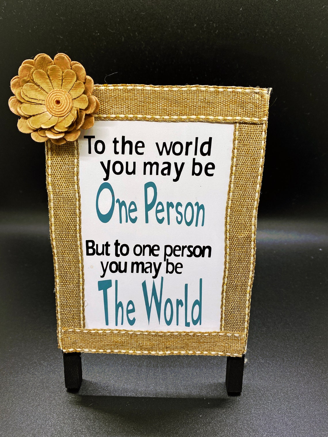 Wooden Easel Signs Table Top Etsy