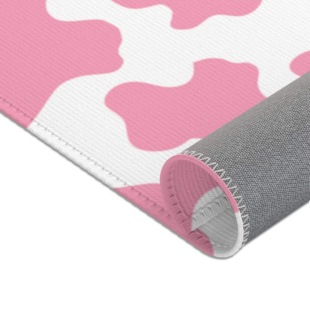 Pink Cow Rugs Etsy