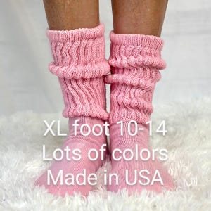 Vintage Ultimate Slouch Socks - Colorful Cotton/Nylon Socks For Women (Size 10-13)