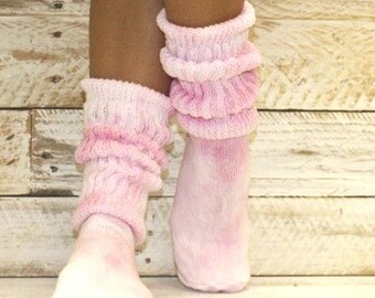 Chaussettes Athletech Slouchy - Blanc/gris - Taille 9-11 Femme - Lot De 2 Paires