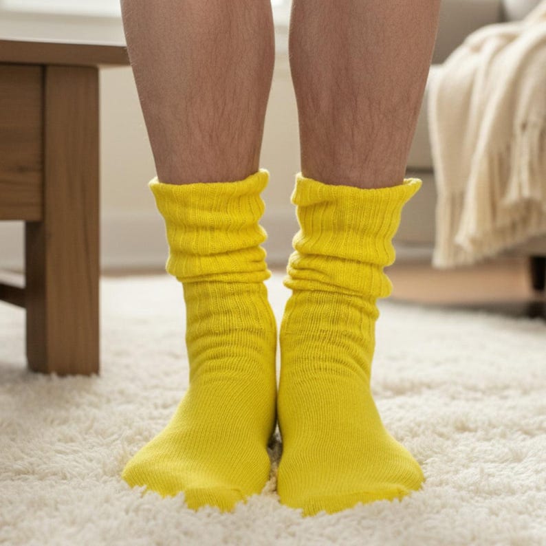 Vintage Gym Uniform Retro Cotton Crew Socks Made in USA Colorful ...