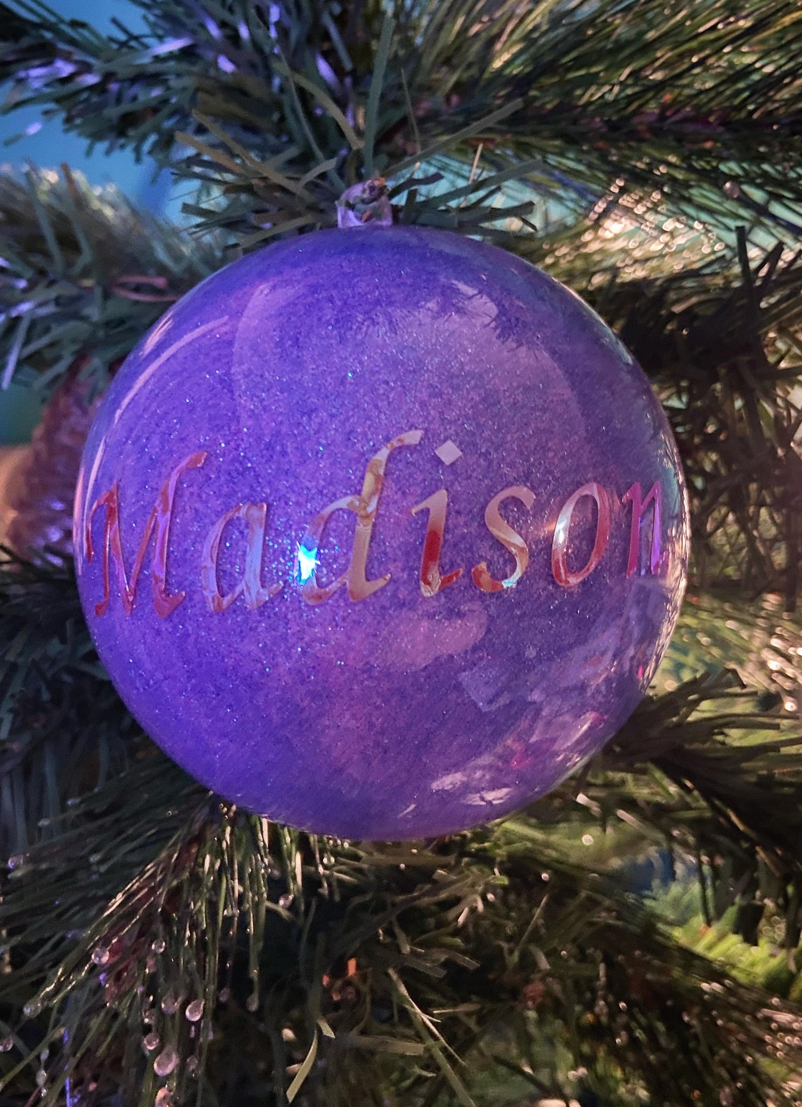 Personalised Christmas Baubles Custom Made Bespoke Perfect Etsy