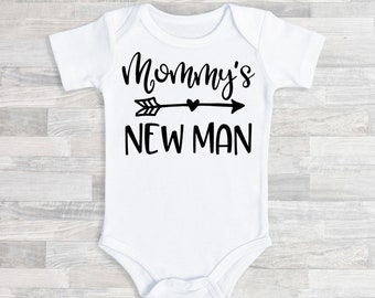 mommy's new man onesie
