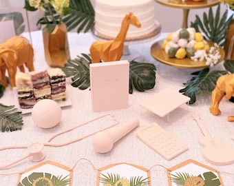 Monochrome Silicone Doljabi Set: Korean First Birthday Ceremony | 첫돌