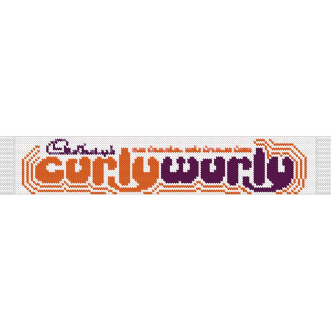 Cross Stitch Pattern: Cadbury's Curly Wurly // Choc03 - Etsy