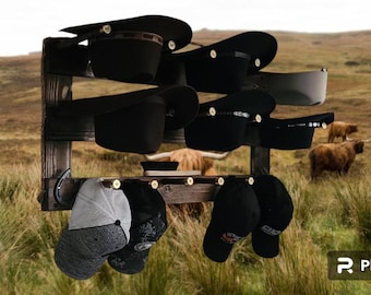 Die 6 Hutmacher: Horizontale, Wandhängende Organisation des Westens