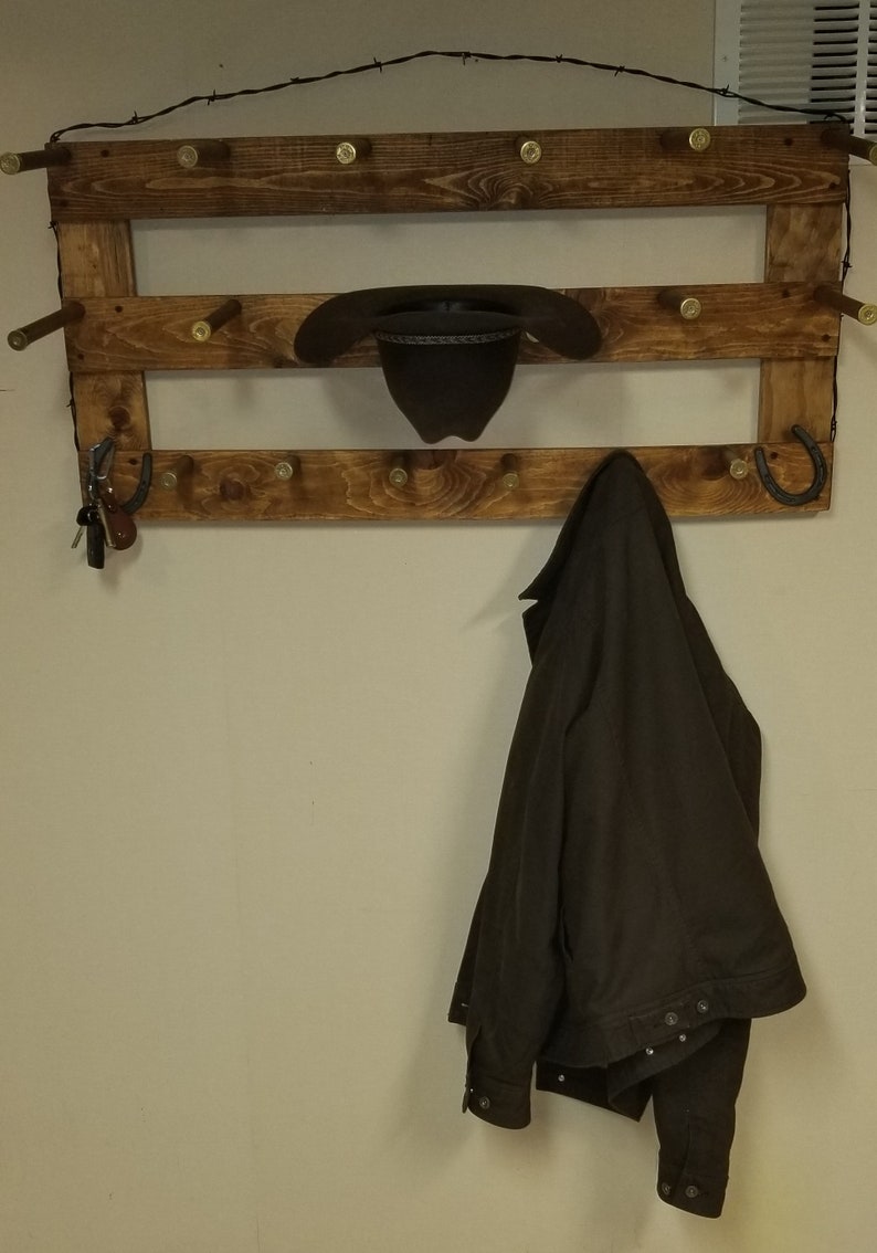 Cowboy Hat Rack 6 Hatter Horizontal Etsy