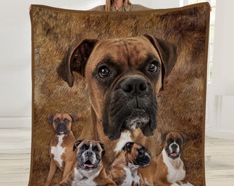 Boxer Baby Blanket Etsy