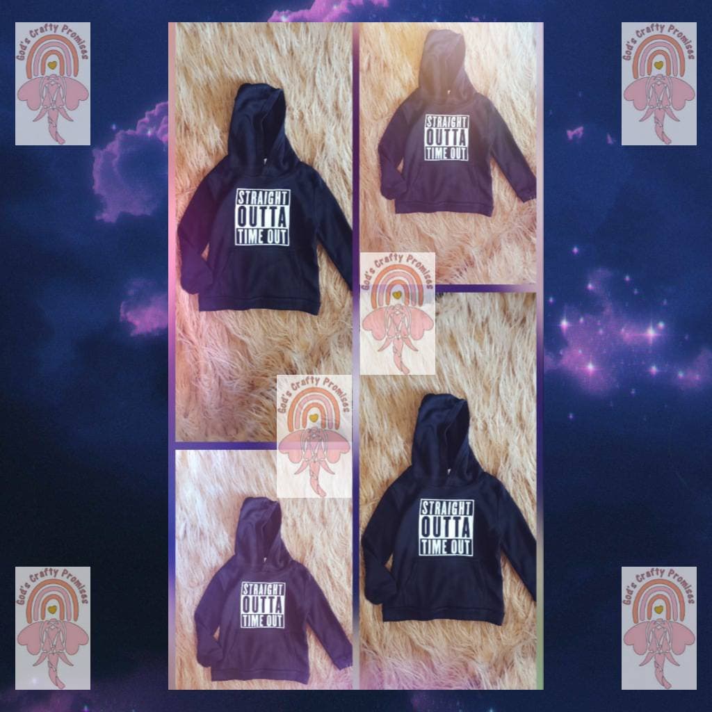 Straight Outta Timeout HOODIE or T SHIRT Rap Hip Hop Music Lover