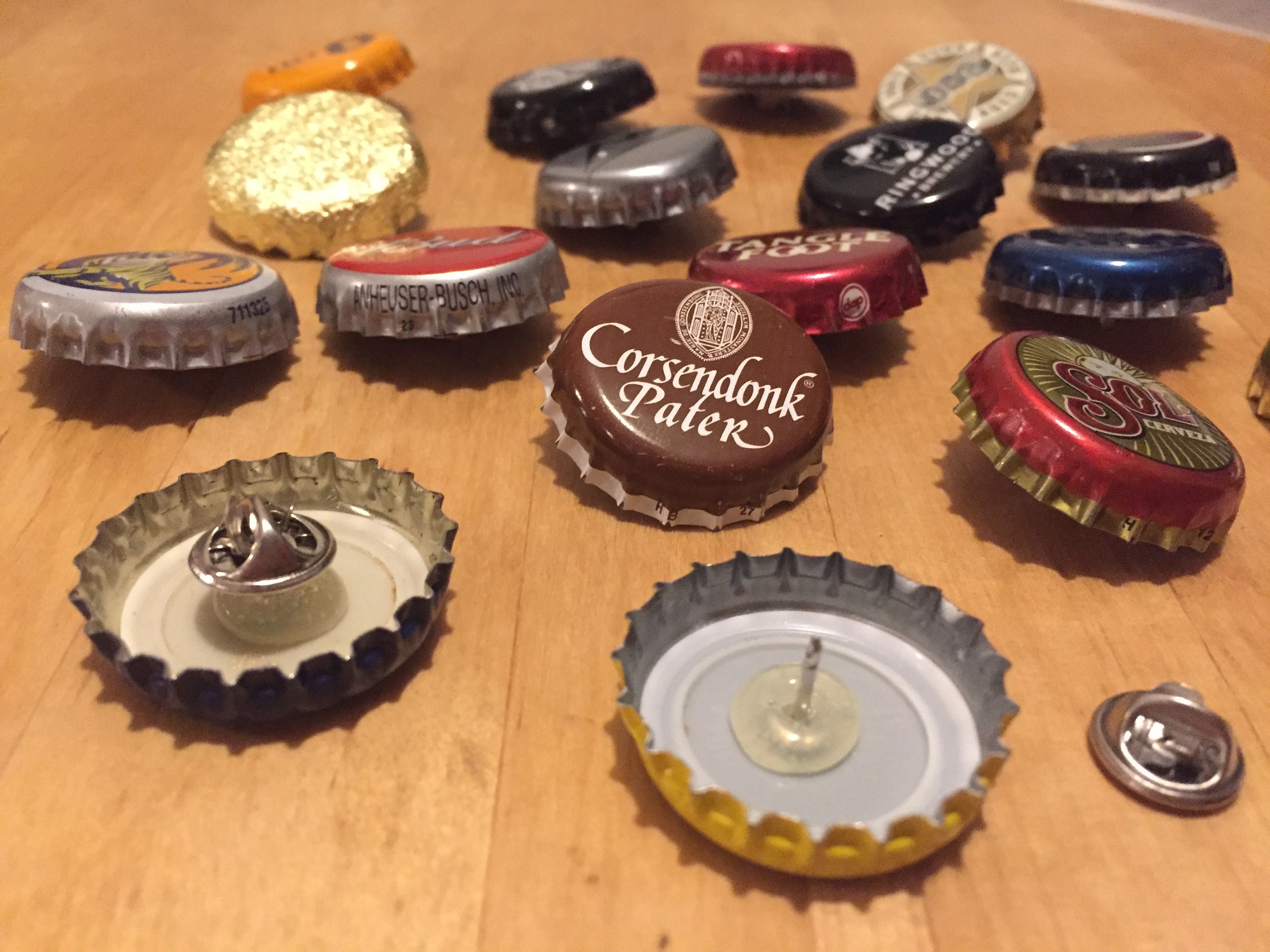 Bottle Top Pins Etsy