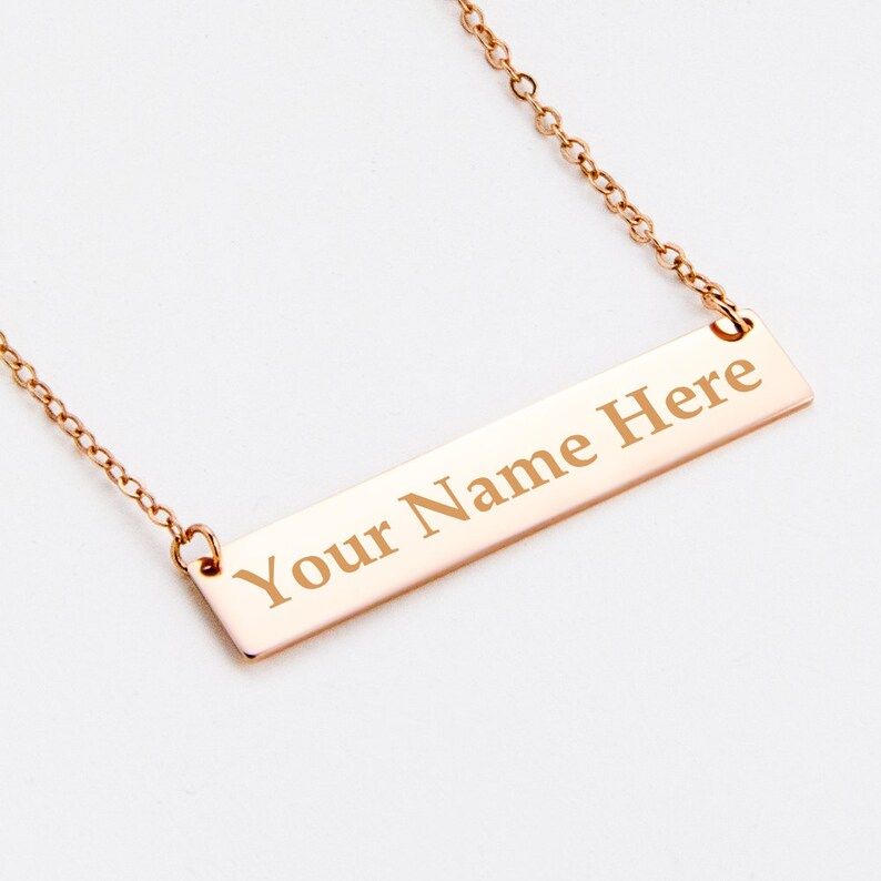 Bridesmaid Gift,Gift for Her,Gift for Daughter Custom Jewelry Personalized Gift For Mom Necklace For Women Custom Laser Engraved Jewelry