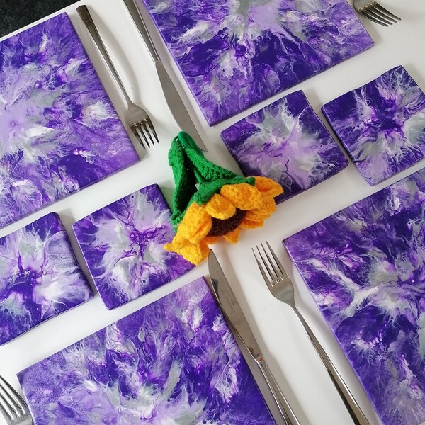 Purple Placemats Etsy UK
