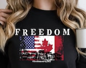Freedom Sweatshirt, Freedom Convoy 2022 Shirt, Trucker Convoy Shirt,Canada Shirt,Truckers for Freedom Sweatshirt, Mandate Freedom Sweatshirt