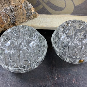 Set of 2 beautiful glasses for flowers - dried flower vase - vase decoration