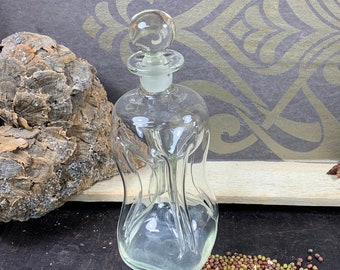 Vintage - very nice unique glass carafe of 24 cm