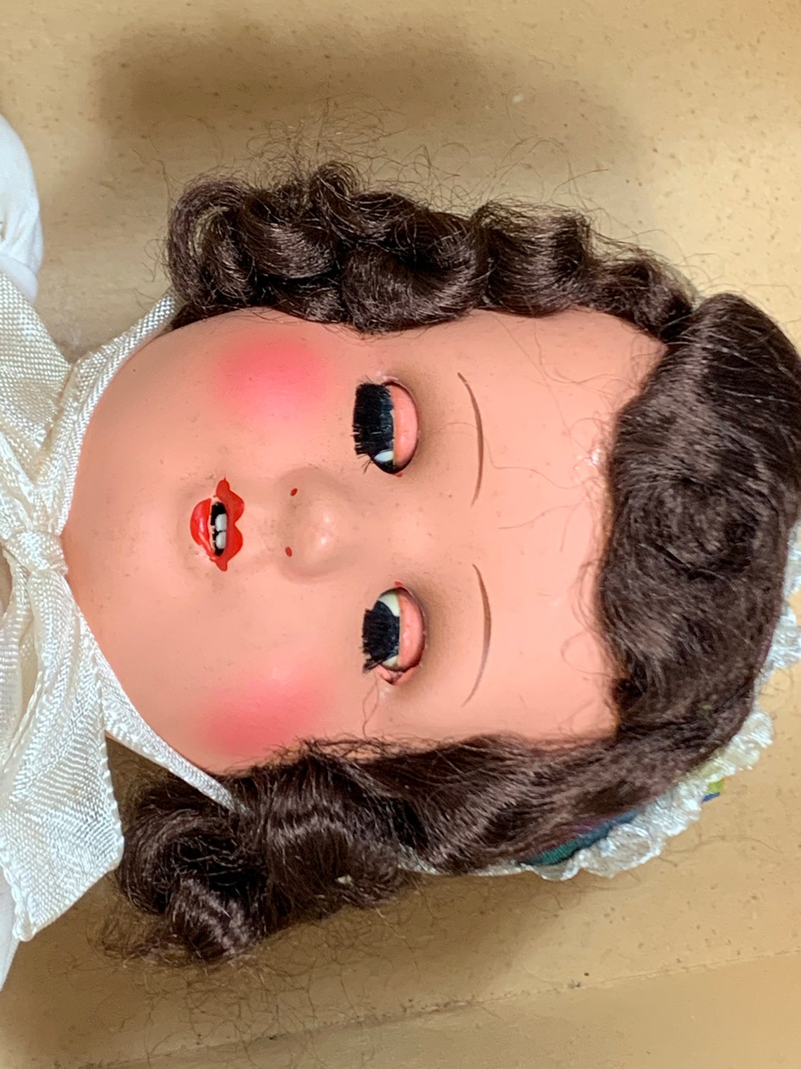 Sehr alte Puppe aus Pappmaché aber in neuwertigem Zustand - Etsy.de