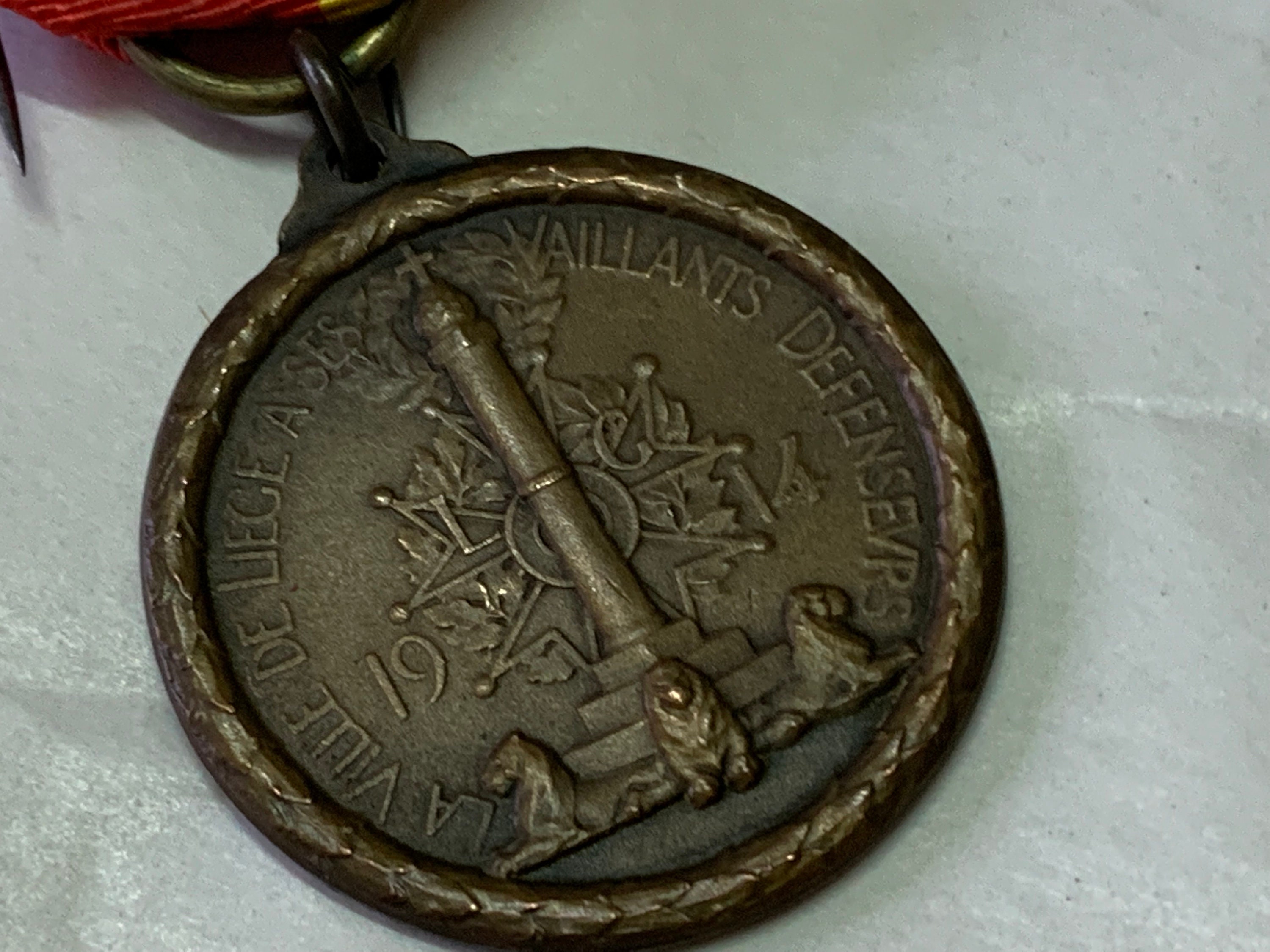 ベルギー第一次世界大戦戦争メダル リエージュの戦い - 1914 年の 