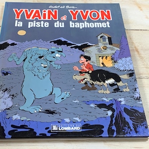 Vintage comic Yvain et Yvon - La piste du baphomet - editions du Lombart Bruxelles- Paris