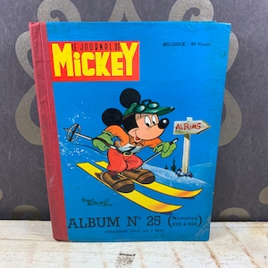 Le Journal de Mickey - 25 - Album 25 (numéros 522 à 538) - Disney Vintage Journal de Mickey