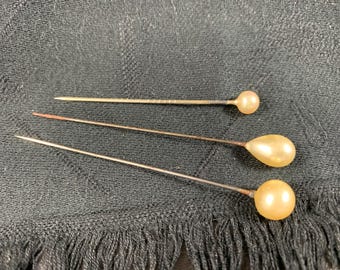 アンティーク帽子ピン56個のコレクション - Etsy 日本