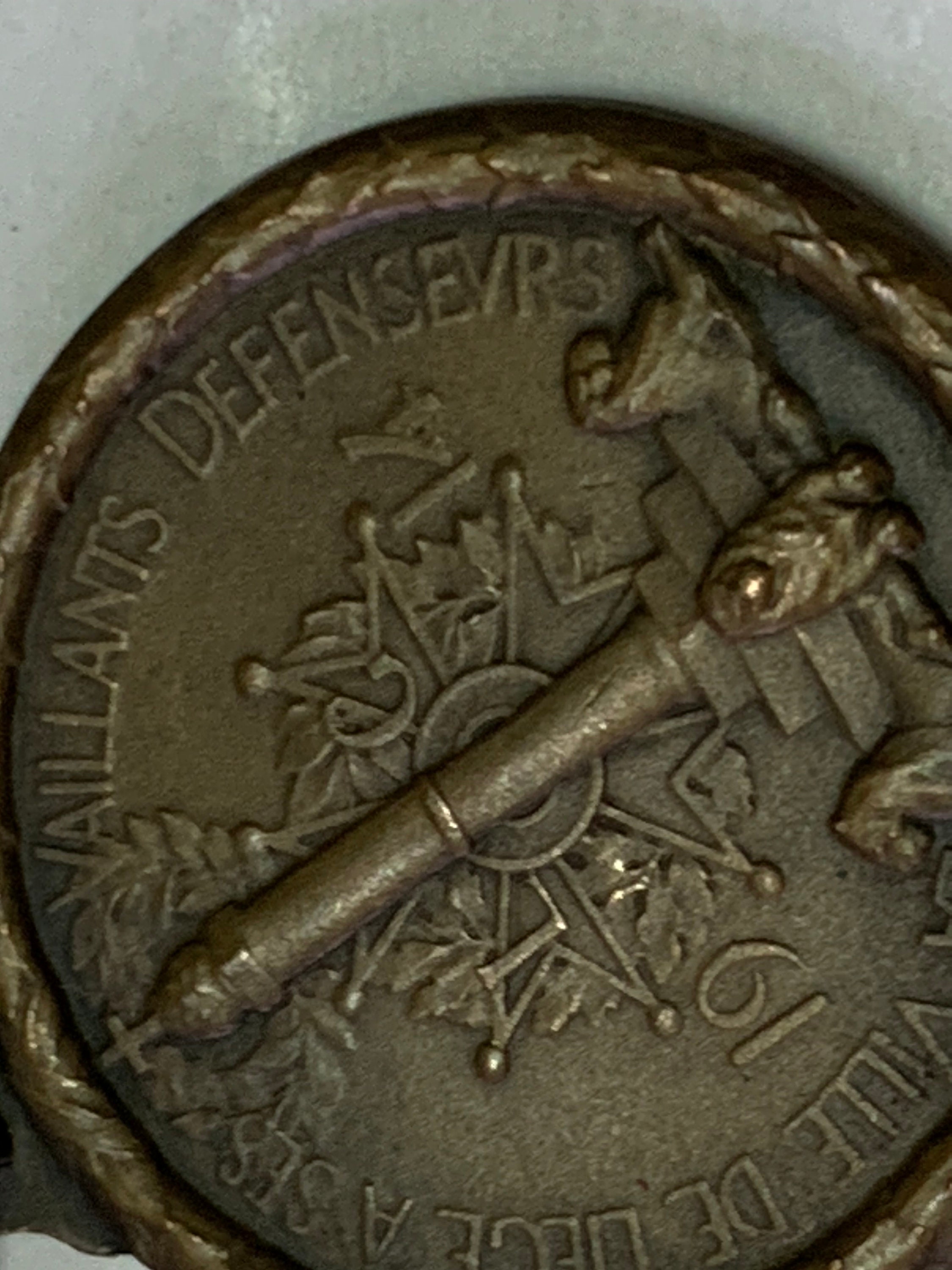 ベルギー第一次世界大戦戦争メダル リエージュの戦い - 1914 年の 