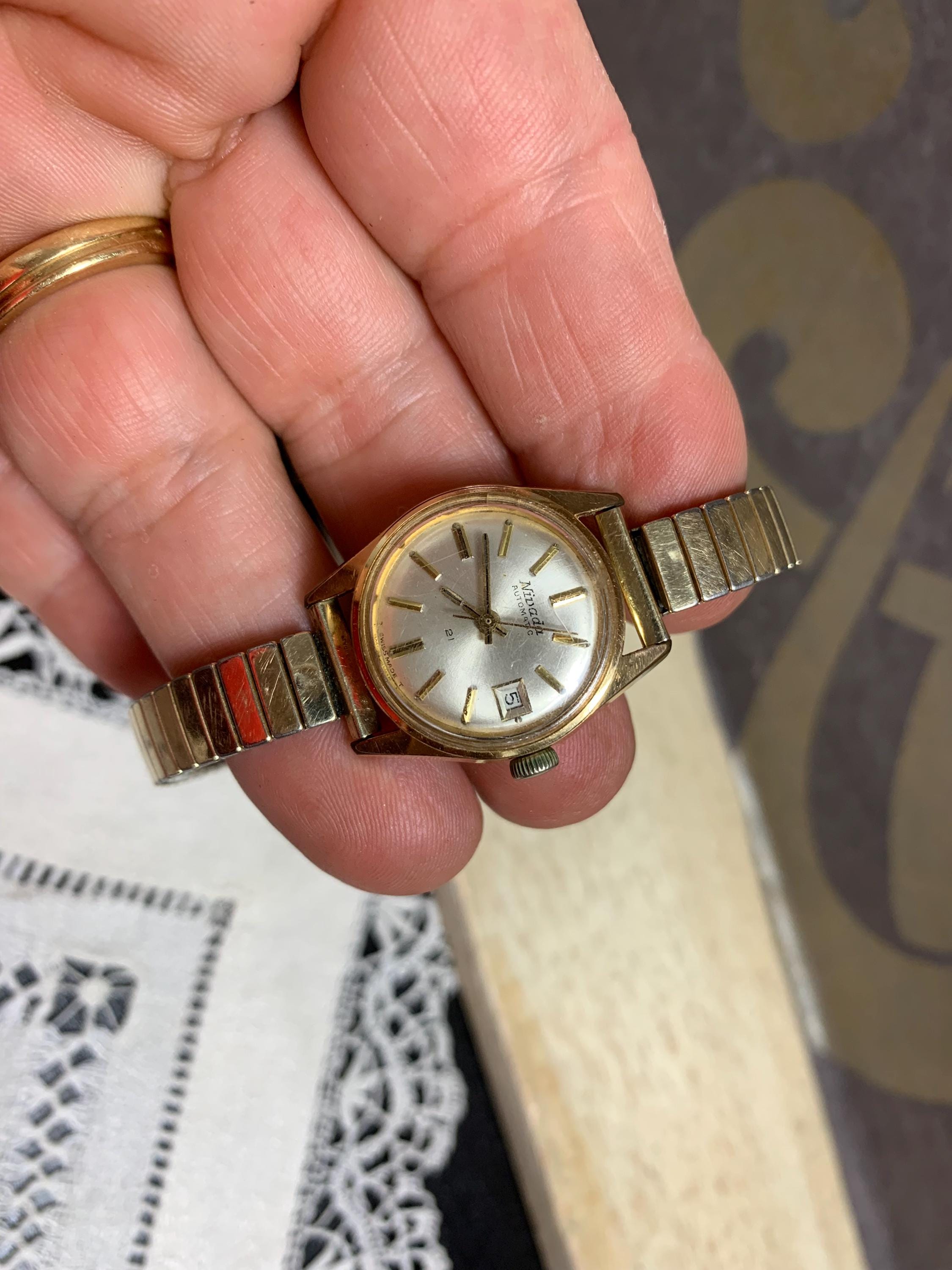 Vintage Nivada Women's Watch – Automatic – Swiss Made – 1960s – 21 Vintage Nivada Women's Watch – Automatic – Swiss Made – 1960s – 21