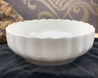 S.C. Richard S Cristoforo Made in Italy - Fruit bowl - large ceramic white bowl - beautiful bowl for country kitchen