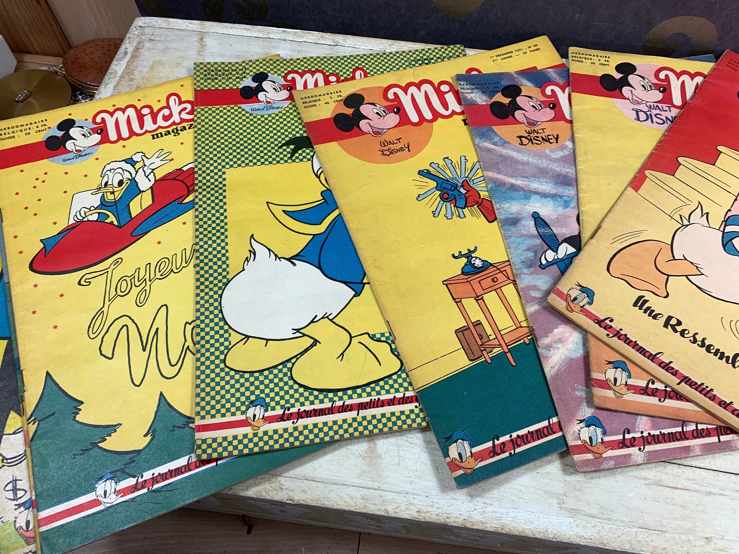 ミッキー マガジン - ドナルド - 1951 ～ 1952 ～ 1954 年の 8 号