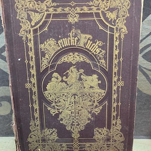 Antique book Reineke Fuchs (1857) – Goethe & Kaulbach – with engravings – Cotta Verlag
