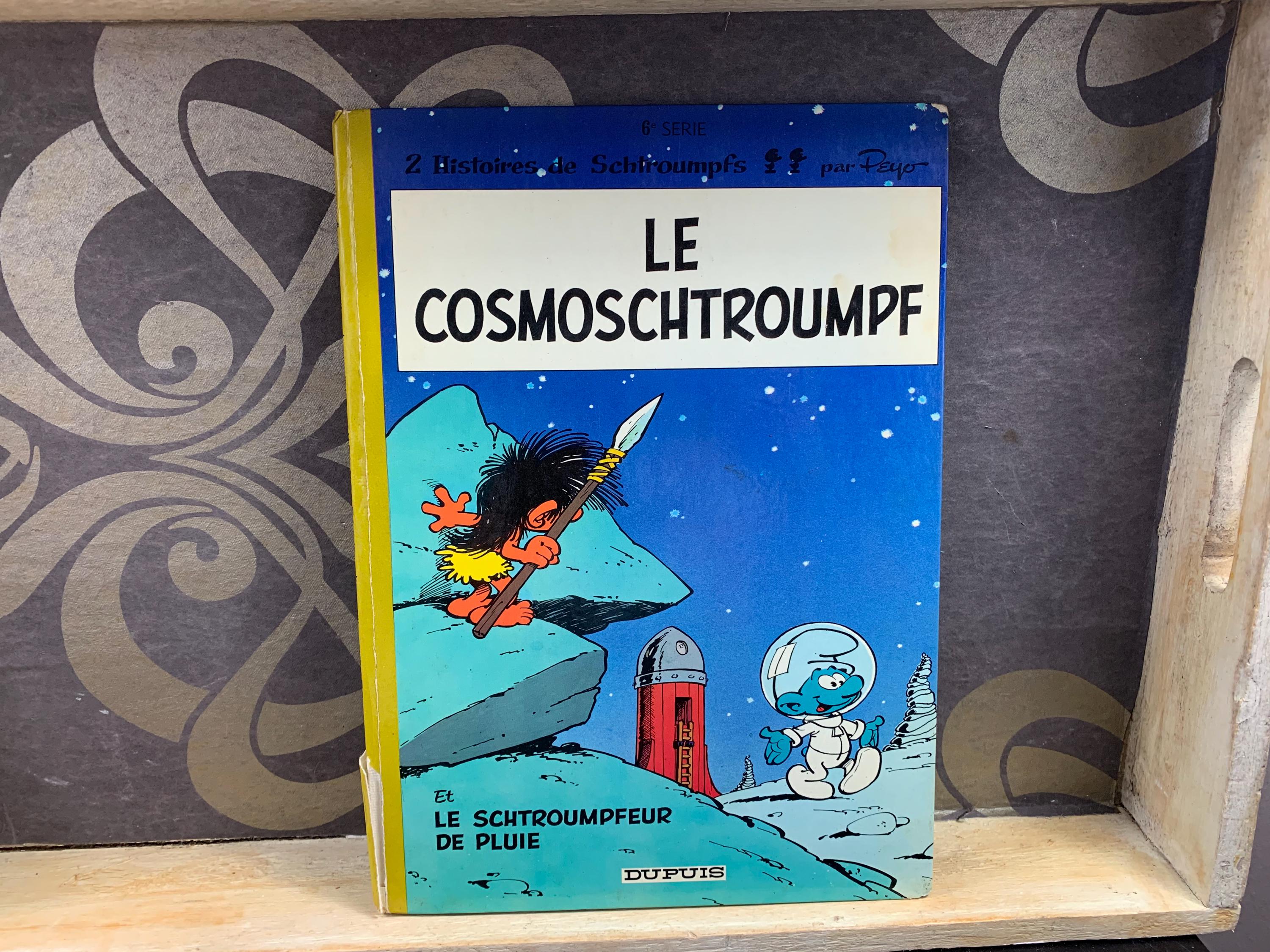 Le Cosmoschtroumpf – Original Dupuis Comic From 1970 – Les