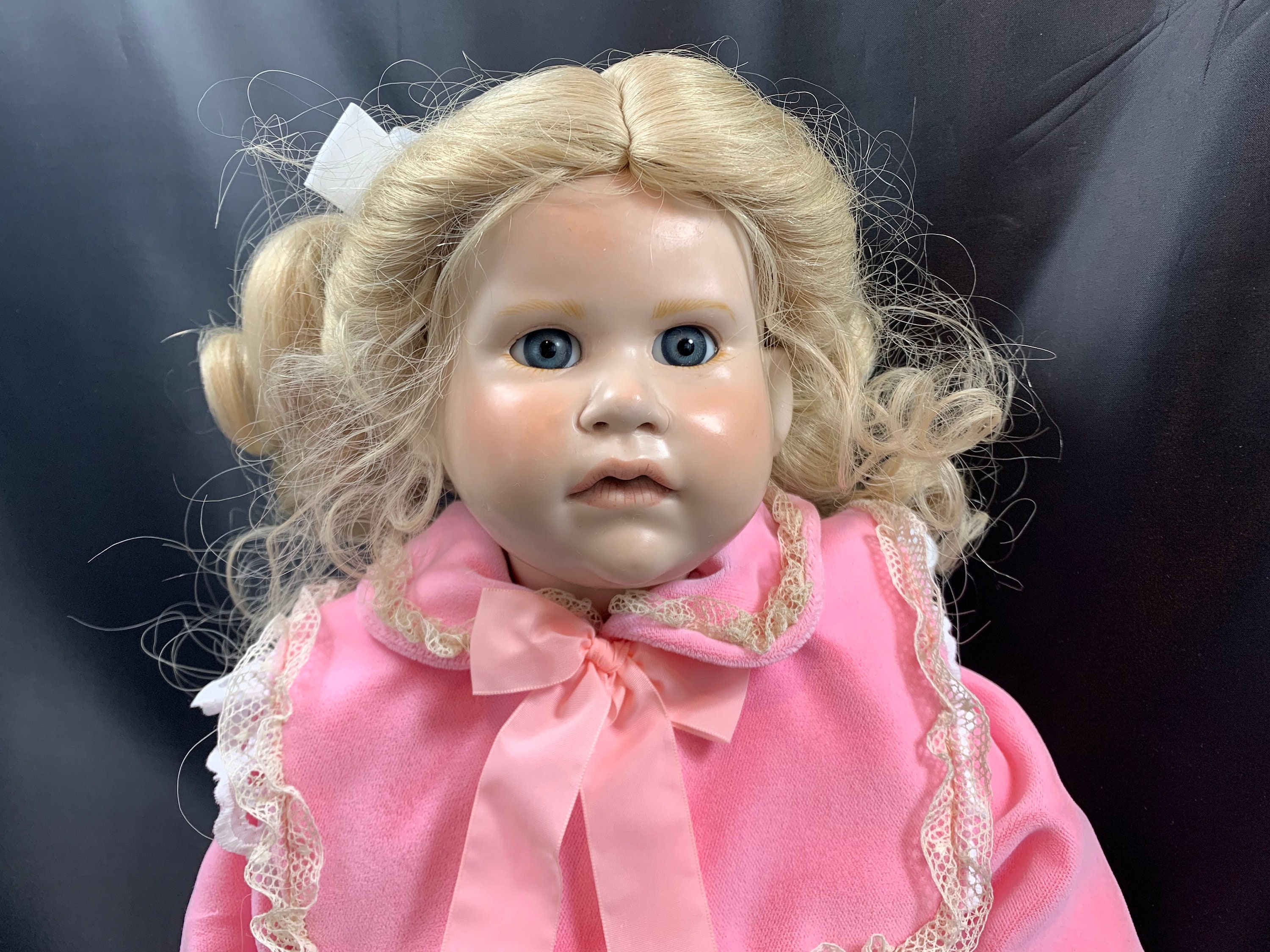 センスのいい お歳暮 Beautiful Rare With Doll Wax Antique Large Inch) (25.9 Cm 65 コレクション