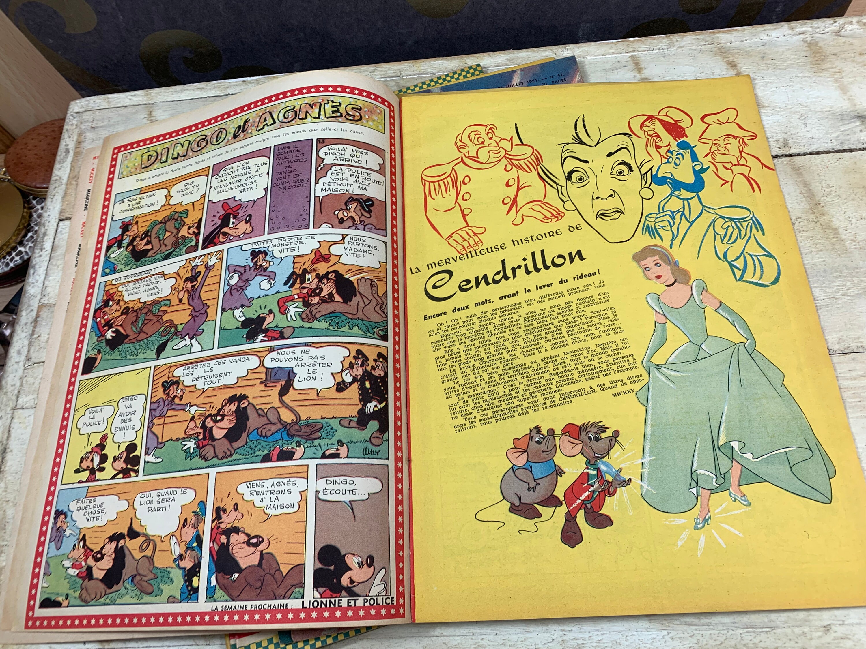 ミッキー マガジン - ドナルド - 1951 ～ 1952 ～ 1954 年の 8 号