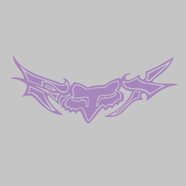 Fox Racing Decal Vinyl Stickers Etsy