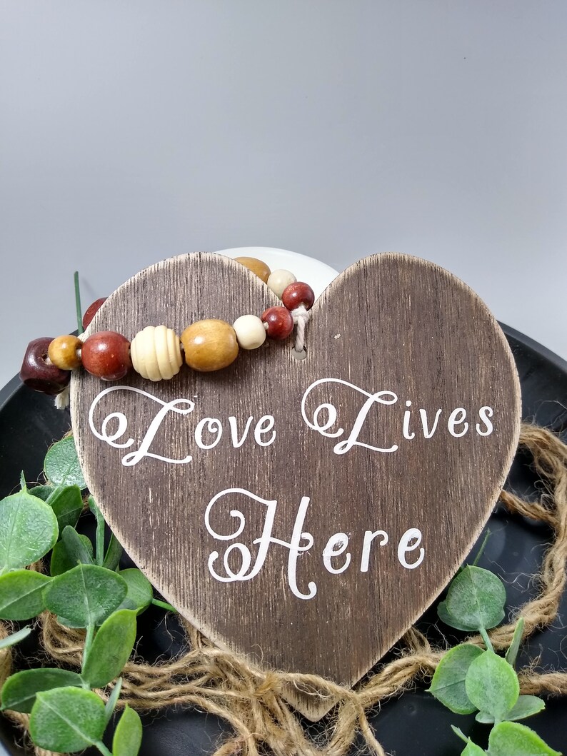 Wooden Heart Ornament
