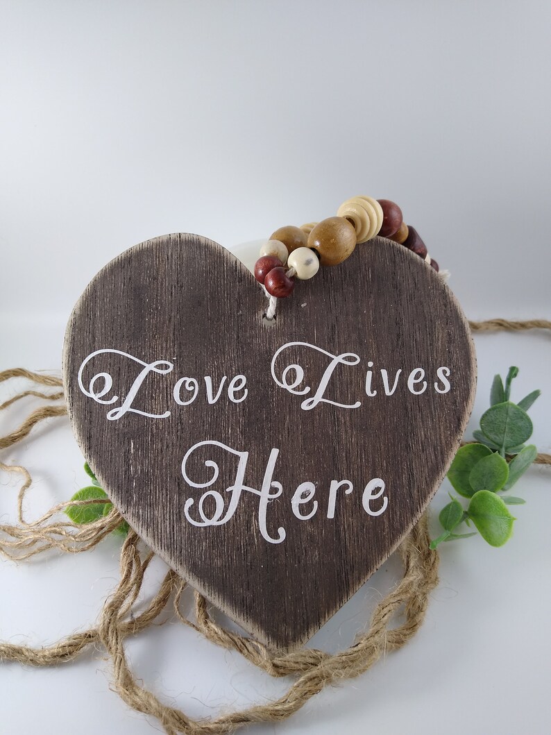 Wooden Heart Ornament