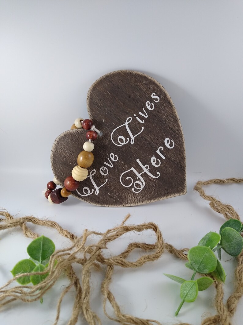 Wooden Heart Ornament