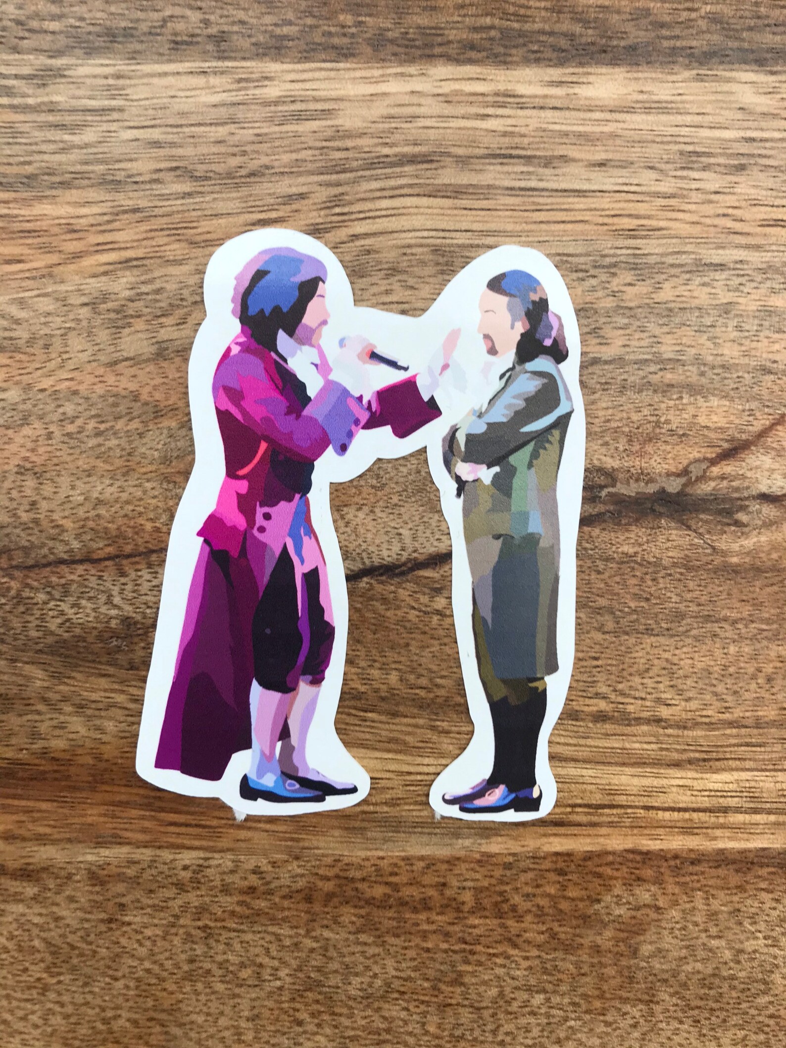 Hamilton Inspired Sticker Pack Glossy or Waterproof 6 Pack | Etsy
