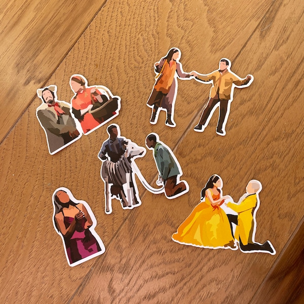 Into the Woods 2022 Inspired Sticker Set | Waterproof | Patina Miller Phillipa Soo Sara Barielles | Into the Woods Stickers