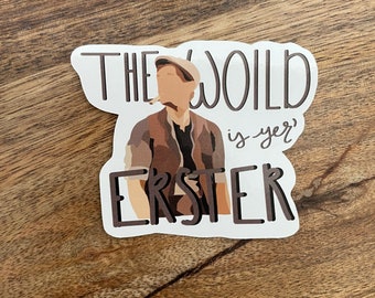 Rasse Newsies inspirierter Aufkleber | Wasserfest | Broadway Newsies Aufkleber | Theater-Kind Geschenk