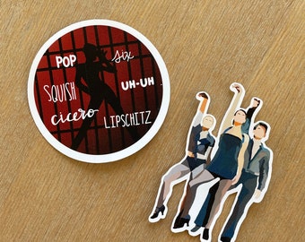 Chicago Musical Inspired Stickers | Chicago Sticker | Chicago Musical | Broadway Gift | Theatre Kid Gift |  Waterproof