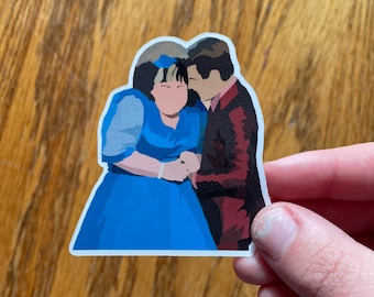 Hairspray Inspired Sticker | Hairspray Live | Tracy and Link |  Waterproof | Hairspray Musical