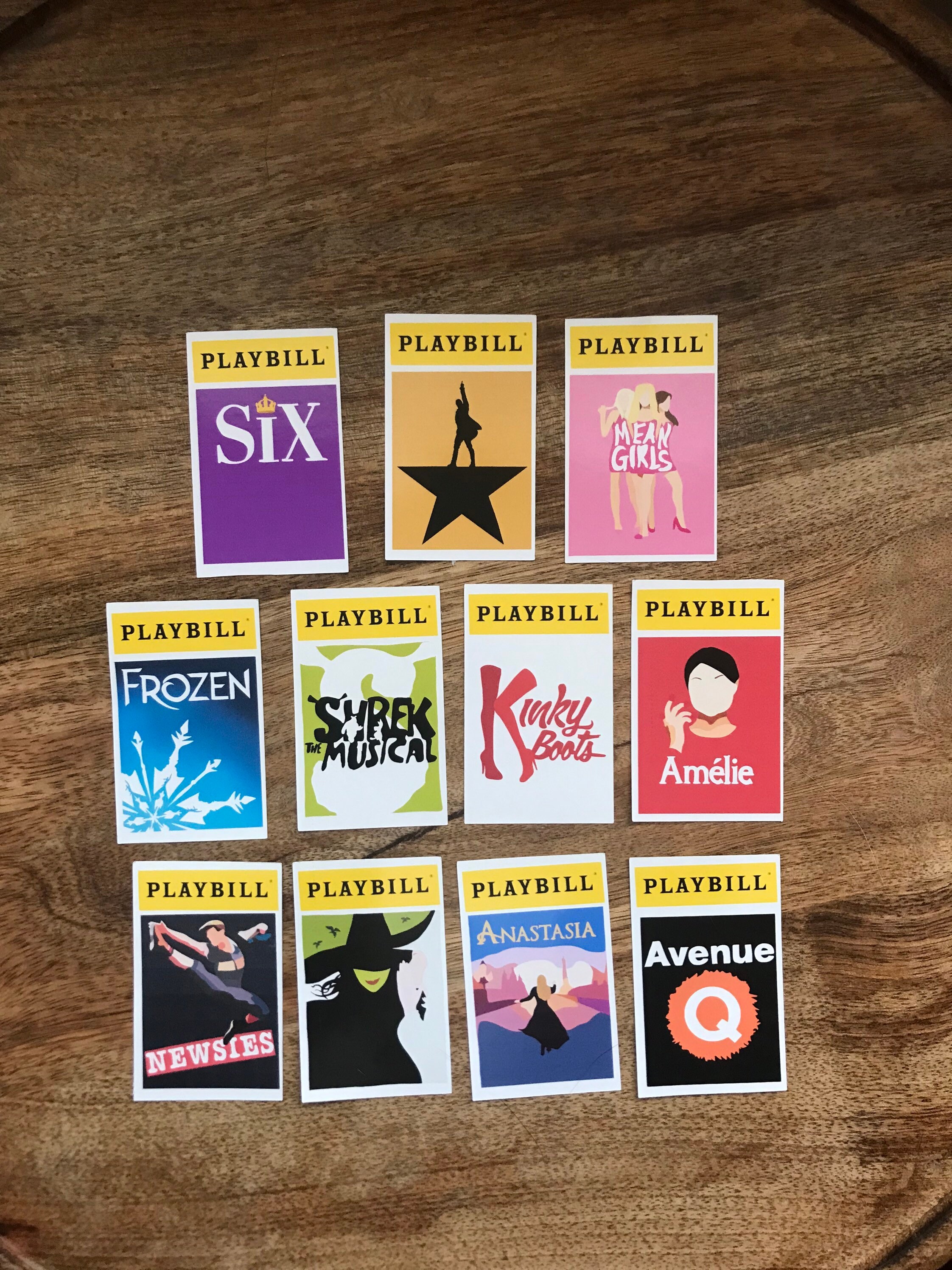 Hamilton broadway playbill hot sale