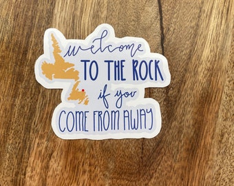 Come From Away Inspired Sticker | Waterproof | Gander, Newfoundland | Musical Theatre Gift | Theatre Kid Gift