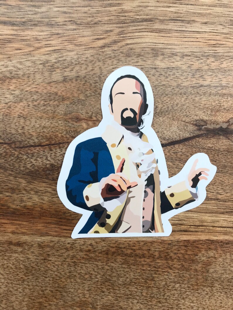 Hamilton Inspired Sticker Pack Glossy or Waterproof 6 Pack | Etsy