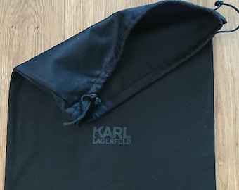 KARL LAGERFELD  Drawstring Dust Bag big  black  17"*14"